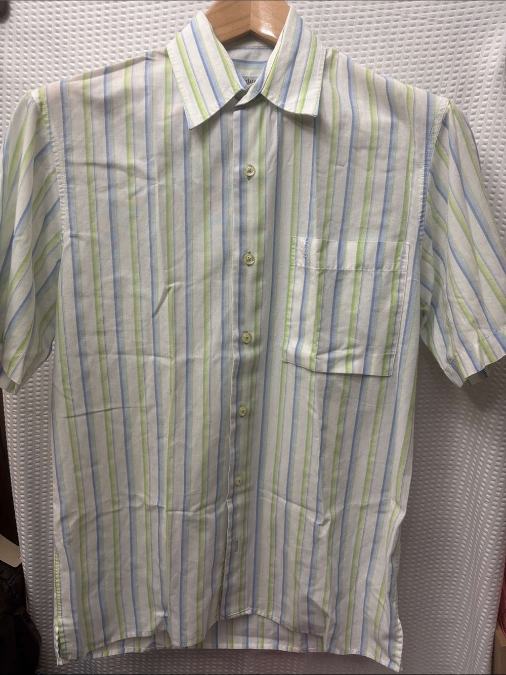 Saint Laurent short-sleeve button-down shirt
